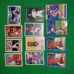 Barry Larkin Baseball Card Collection 90-92 Topps Score Donruss Classic Fleer